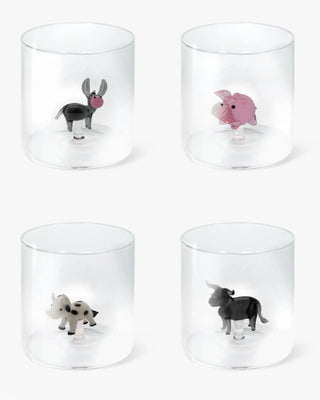 WD Lifestyle Farm set 4 tumblers mix 1 - Buy now on ShopDecor - Discover the best products by WD LIFESTYLE design