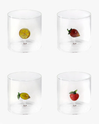 WD Lifestyle Fruits set 4 tumblers mix 1 - Buy now on ShopDecor - Discover the best products by WD LIFESTYLE design