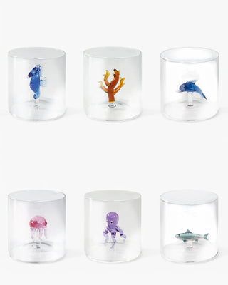 WD Lifestyle Marine Garden set 6 tumblers mix 2 - Buy now on ShopDecor - Discover the best products by WD LIFESTYLE design