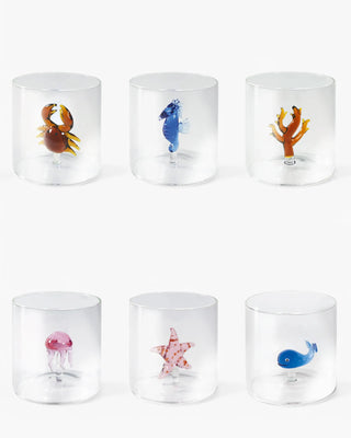 WD Lifestyle Marine Garden set 6 tumblers mix 3 - Buy now on ShopDecor - Discover the best products by WD LIFESTYLE design