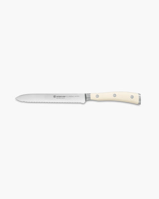 Wusthof Classic Ikon serrated utlity knife 14 cm - 5 in Cream - Buy now on ShopDecor - Discover the best products by WÜSTHOF design