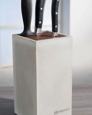 Wusthof concrete 7-slot knife block 2099600703 - Buy now on ShopDecor - Discover the best products by WÜSTHOF design