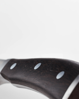 Wusthof Ikon santoku knife with hollow edge 17 cm - 7 in - african black wood - Buy now on ShopDecor - Discover the best products by WÜSTHOF design