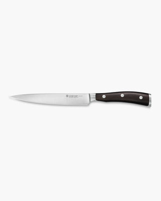Wusthof Ikon utility knife 16 cm - 6 in - african black wood - Buy now on ShopDecor - Discover the best products by WÜSTHOF design