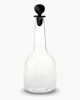 Zafferano Bilia glass Bottle 1.4 l-47.34 oz Black - Buy now on ShopDecor - Discover the best products by ZAFFERANO design
