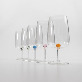 Zafferano Bilia set 6 goblets assorted colors - Buy now on ShopDecor - Discover the best products by ZAFFERANO design