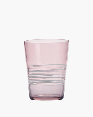 Zafferano Filante tumbler coloured glass 40 cl-13.52 oz amethyst - Buy now on ShopDecor - Discover the best products by ZAFFERANO design