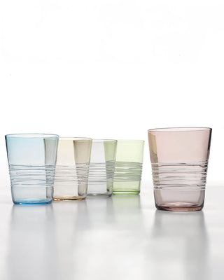 Zafferano Filante tumbler coloured glass 40 cl-13.52 oz - Buy now on ShopDecor - Discover the best products by ZAFFERANO design