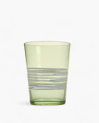 Zafferano Filante tumbler coloured glass 40 cl-13.52 oz Zafferano Apple Green - Buy now on ShopDecor - Discover the best products by ZAFFERANO design