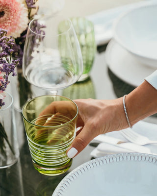 Zafferano Filante tumbler coloured glass 40 cl-13.52 oz - Buy now on ShopDecor - Discover the best products by ZAFFERANO design