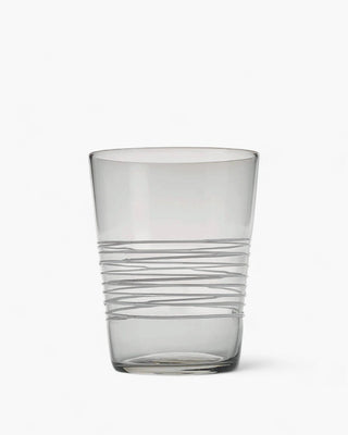 Zafferano Filante tumbler coloured glass 40 cl-13.52 oz Grey - Buy now on ShopDecor - Discover the best products by ZAFFERANO design