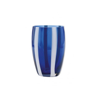 Zafferano Gessato tumbler coloured glass Zafferano Blue - Buy now on ShopDecor - Discover the best products by ZAFFERANO design