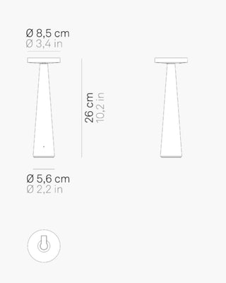 Zafferano Lampes à Porter Angelina portable/table lamp - Buy now on ShopDecor - Discover the best products by ZAFFERANO LAMPES À PORTER design