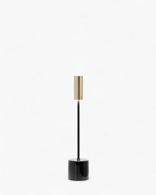 Zafferano Lampes à Porter Carolina portable/table lamp Zafferano Glossy Black - Brushed Brass OO - Buy now on ShopDecor - Discover the best products by ZAFFERANO LAMPES À PORTER design