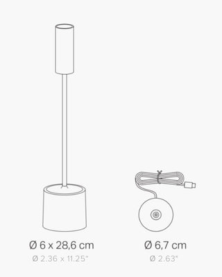 Zafferano Lampes à Porter Carolina portable/table lamp - Buy now on ShopDecor - Discover the best products by ZAFFERANO LAMPES À PORTER design