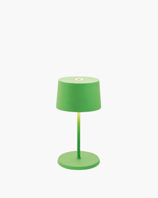 Zafferano Lampes à Porter Olivia Mini Pro LED table lamp Zafferano Apple Green V3 - Buy now on ShopDecor - Discover the best products by ZAFFERANO LAMPES À PORTER design