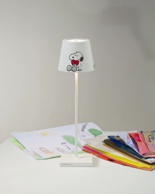 Zafferano Lampes à Porter Lámpara de mesa Poldina x Peanuts