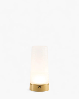 Zafferano Lampes à Porter Soffio portable/table lamp Zafferano Matte Gold Sandblasted - Buy now on ShopDecor - Discover the best products by ZAFFERANO LAMPES À PORTER design