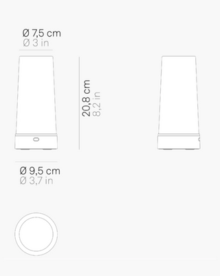 Zafferano Lampes à Porter Soffio portable/table lamp - Buy now on ShopDecor - Discover the best products by ZAFFERANO LAMPES À PORTER design