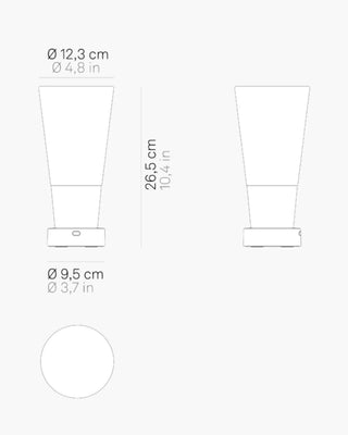 Zafferano Lampes à Porter Soffio Vase portable/table lamp - Buy now on ShopDecor - Discover the best products by ZAFFERANO LAMPES À PORTER design