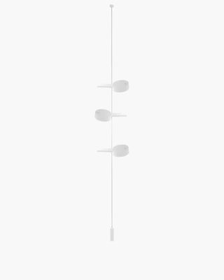 Zafferano Lampes à Porter Super O Ceiling-suspended floor Zafferano White 3 Lights - Buy now on ShopDecor - Discover the best products by ZAFFERANO LAMPES À PORTER design