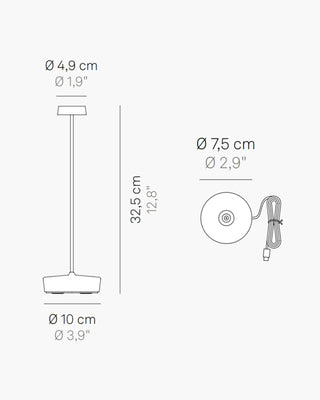 Zafferano Lampes à Porter Swap table lamp - Buy now on ShopDecor - Discover the best products by ZAFFERANO LAMPES À PORTER design