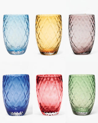 Zafferano Losanghe Set 6 tumblers assorted colors 38 cl - 12.84 oz - Buy now on ShopDecor - Discover the best products by ZAFFERANO design