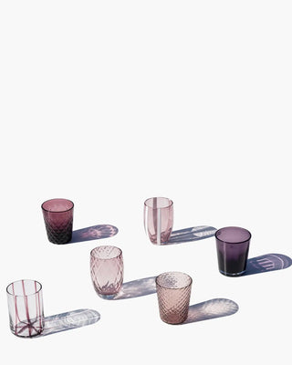 Zafferano Melting Pot box of 6 assorted glasses Zafferano Amethyst - Buy now on ShopDecor - Discover the best products by ZAFFERANO design