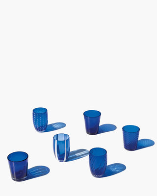 Zafferano Melting Pot box of 6 assorted glasses Zafferano Blue - Buy now on ShopDecor - Discover the best products by ZAFFERANO design