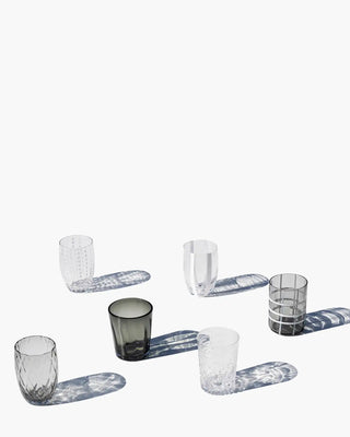 Zafferano Melting Pot box of 6 assorted glasses Zafferano Grey Transparent - Buy now on ShopDecor - Discover the best products by ZAFFERANO design