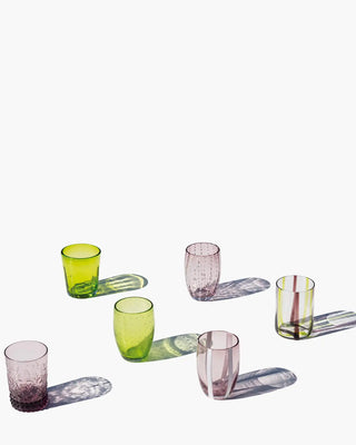 Zafferano Melting Pot box of 6 assorted glasses Zafferano Green Amethyst - Buy now on ShopDecor - Discover the best products by ZAFFERANO design