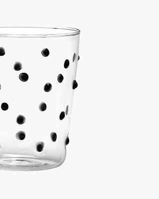 Zafferano Party Tumbler transparent glasses with polka dots 45 cl-15.22 oz - Buy now on ShopDecor - Discover the best products by ZAFFERANO design