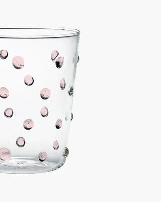 Zafferano Party Tumbler transparent glasses with polka dots 45 cl-15.22 oz - Buy now on ShopDecor - Discover the best products by ZAFFERANO design