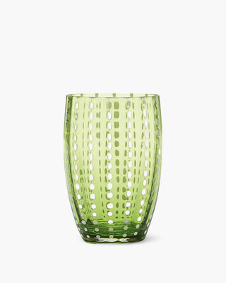 Zafferano Perle tumbler coloured glass 32 cl-10.82 oz Zafferano Apple Green - Buy now on ShopDecor - Discover the best products by ZAFFERANO design
