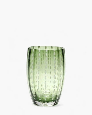 Zafferano Perle tumbler coloured glass 32 cl-10.82 oz Zafferano British racing green - Buy now on ShopDecor - Discover the best products by ZAFFERANO design