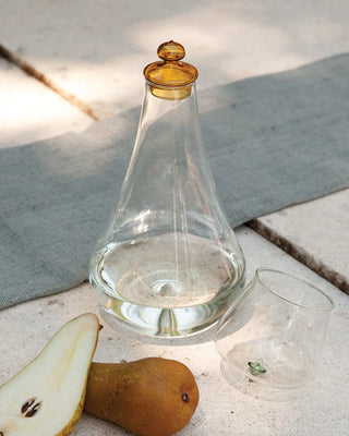 Zafferano Pirolo glass bottle with colored cap 2 l - 67.2 oz - Buy now on ShopDecor - Discover the best products by ZAFFERANO design