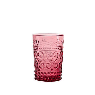 Zafferano Provenzale Rock tumbler coloured glass Zafferano Red - Buy now on ShopDecor - Discover the best products by ZAFFERANO design