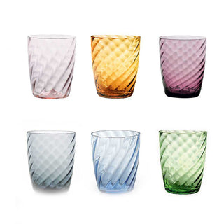 Zafferano Torson Set 6 tumblers in different colours - Buy now on ShopDecor - Discover the best products by ZAFFERANO design