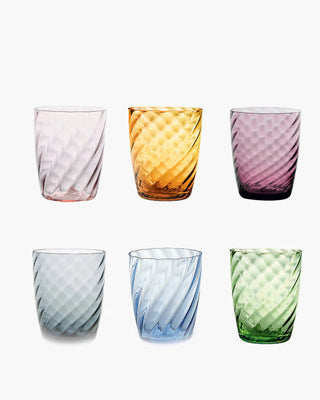 Zafferano Torson Set 6 tumblers in different colours 32 cl 10.82 oz - Buy now on ShopDecor - Discover the best products by ZAFFERANO design