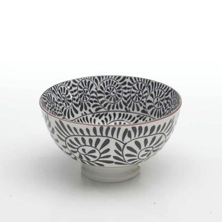 Zafferano Tue medium bowl diam. 15.2 cm black and white decoration - Buy now on ShopDecor - Discover the best products by ZAFFERANO design