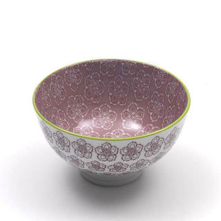 Zafferano Tue medium bowl diam. 15.2 cm antique pink flowers decoration - Buy now on ShopDecor - Discover the best products by ZAFFERANO design