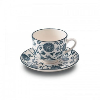 Zafferano Tue porcelain Coffee cup with small plate ocean - Buy now on ShopDecor - Discover the best products by ZAFFERANO design