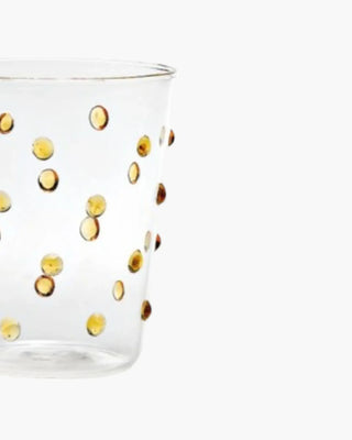 Zafferano Party Tumbler transparent glasses with polka dots 45 cl-15.22 oz - Buy now on ShopDecor - Discover the best products by ZAFFERANO design