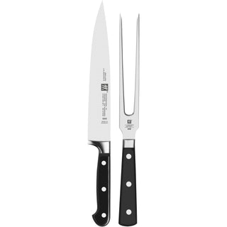 Zwilling Professional "S" Carving Knife & Fork Set