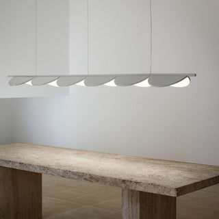 Flos Almendra Linear S6 pendant lamp LED 95.4 in. 110 Volt Buy on Shopdecor FLOS collections