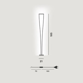 Foscarini Mite LED dimmable floor lamp - Buy now on ShopDecor - Discover the best products by FOSCARINI design