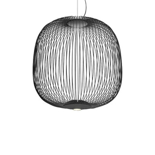 Foscarini Spokes 2 Large dimmable suspension lamp Foscarini Graphite 22 - Buy now on ShopDecor - Discover the best products by FOSCARINI design