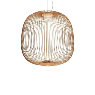 Foscarini Spokes 2 Large dimmable suspension lamp Foscarini Copper 80 - Buy now on ShopDecor - Discover the best products by FOSCARINI design