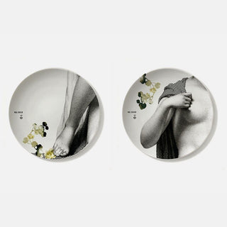 Ibride Porcelaine Parnasse Hiver set 2 dinner plates diam. 27 cm. - Buy now on ShopDecor - Discover the best products by IBRIDE design