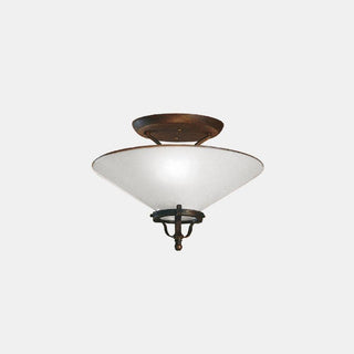 Il Fanale Country Plafoniera Piccola 3 Luci ceiling lamp glass - Buy now on ShopDecor - Discover the best products by IL FANALE design